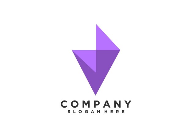 letra V logotipo nombre de la empresa