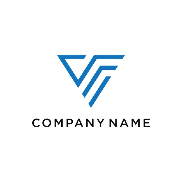 Letra V Marca de verificación Diseño de logotipo moderno minimalista creativo Emblema elegante universal