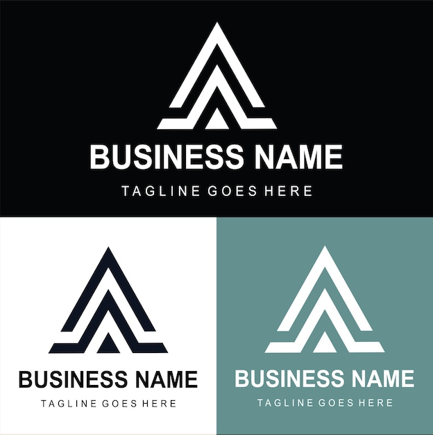 Letra vectorial un diseño de logotipo