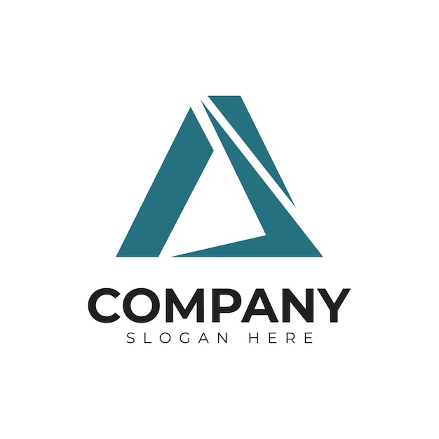 letra vectorial una plantilla de logotipo premium