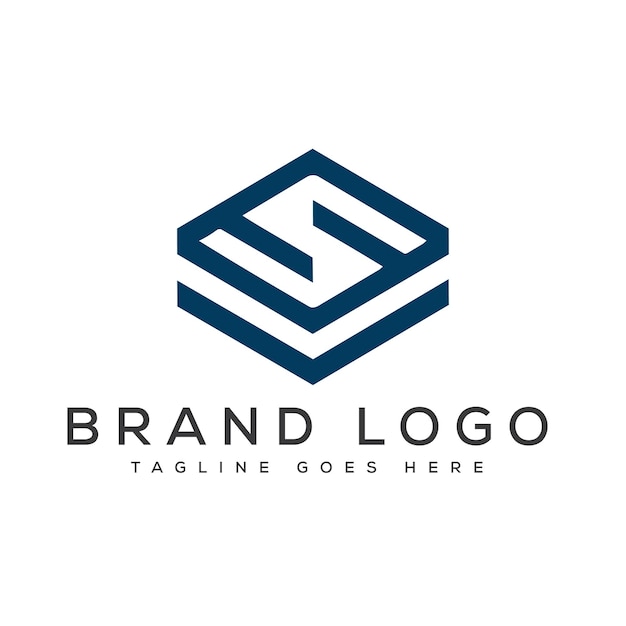 letra VS diseño de logotipo diseño de plantilla vectorial para marca