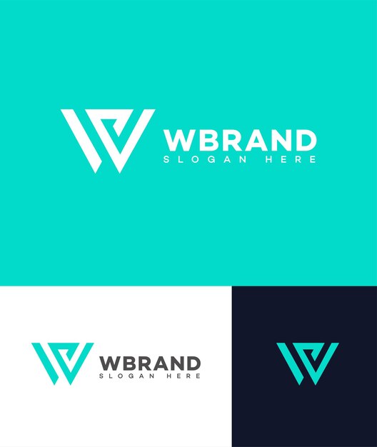 La letra W, el icono del logotipo, la identidad de la marca, el signo y el símbolo.