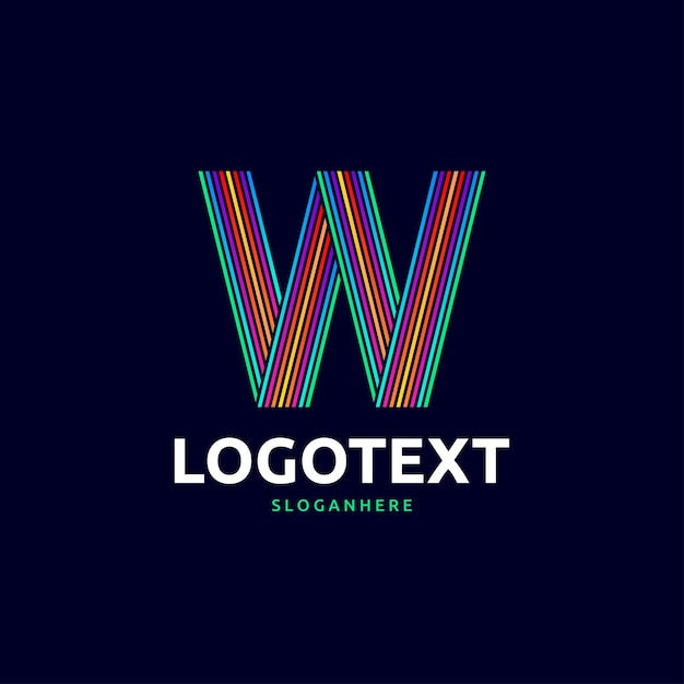 letra W logo