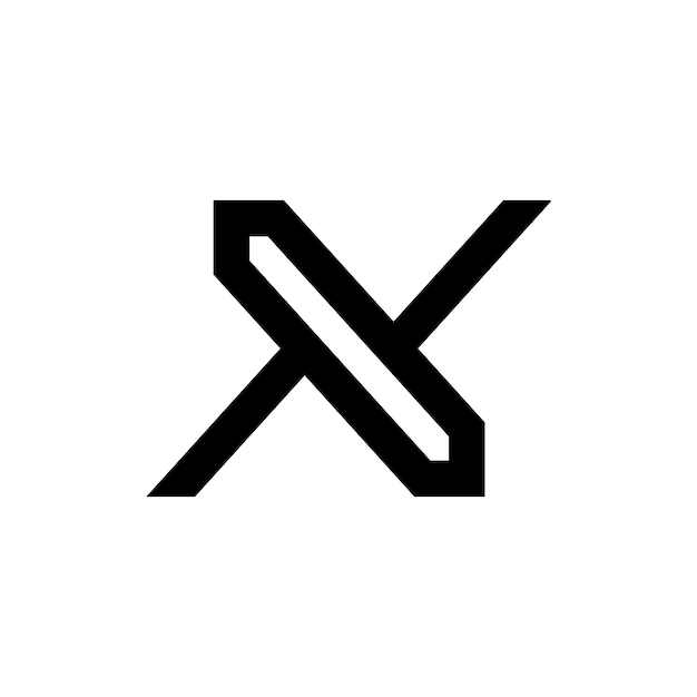 Letra X logo diseño icono elemento vector idea para negocios o inicial
