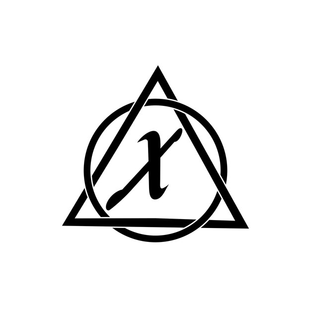 Letra X Plantilla de diseño de logotipo de vector de unidad abstracta corporativa empresarial Diseño de icono de vector de plantilla de logotipo de letra X