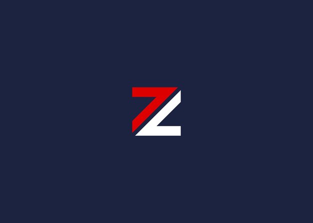 letra z cuadrado diseño de icono de logotipo diseño vectorial inspiración de plantilla de diseño