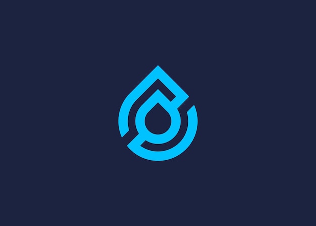 letra z con gotas diseño de icono de logotipo inspiración de plantilla de diseño vectorial
