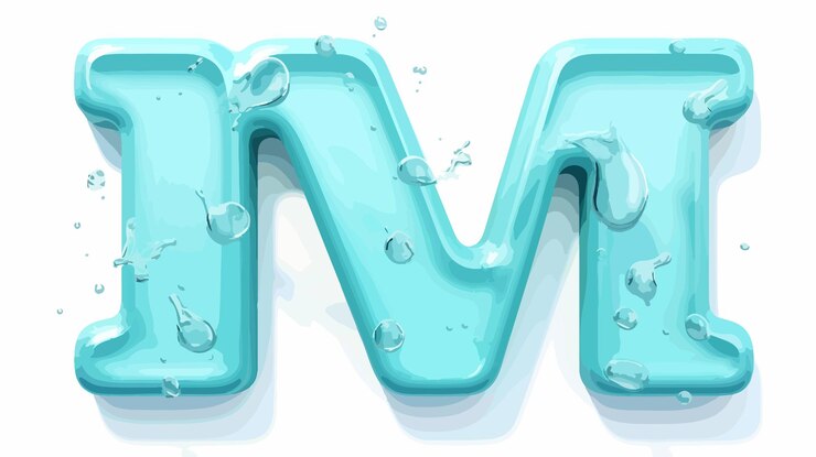 Vector letras 3d aisladas en fondo blanco diseño de fuentes profesionales