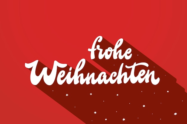 Letras alemanas cita Frohe Weihnachten traducción Feliz Navidad para impresiones tarjetas pancartas