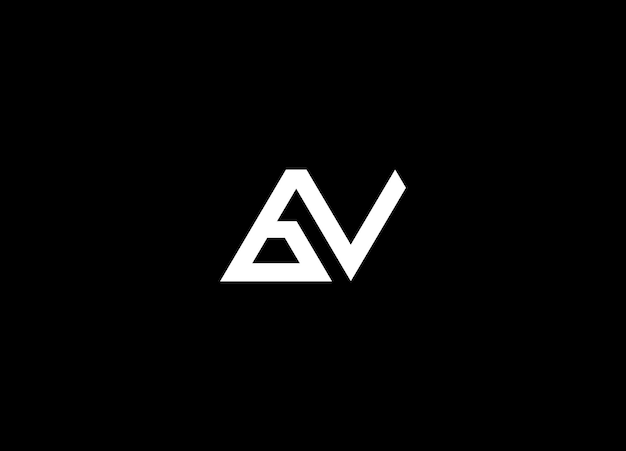 Letras del alfabeto Iniciales Logotipo del monograma LV, LV INITIAL, letra LV. Plantilla vectorial del logotipo de letra LV