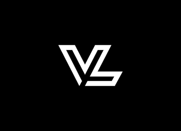 Letras del alfabeto Iniciales Logotipo del monograma VL INITIAL LV letra VL letra logotipo plantilla vectorial