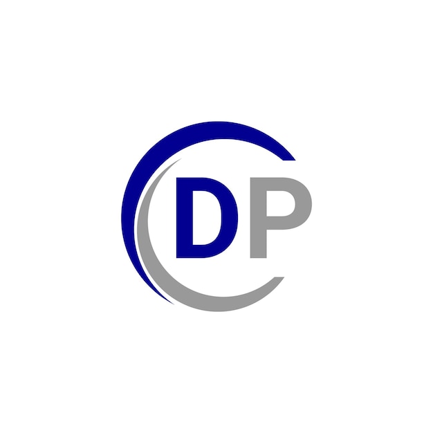 Letras del alfabeto Iniciales Monograma del logotipo DP INITIAL Letra Vector de plantilla de diseño del logotipio DP