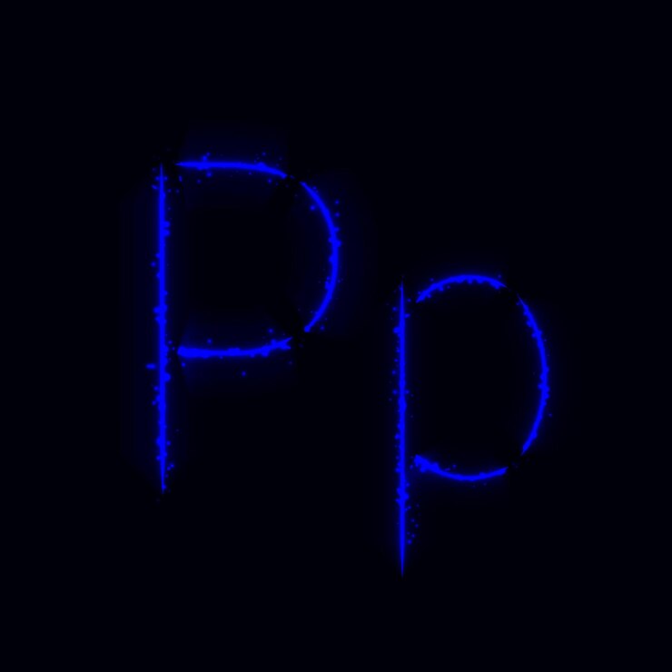 Vector letras del alfabeto de luces