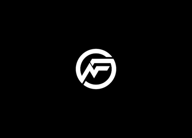 Las letras del alfabeto o las iniciales El logotipo del monograma FN F y N Creative FN Vector El concepto de diseño del logotipo