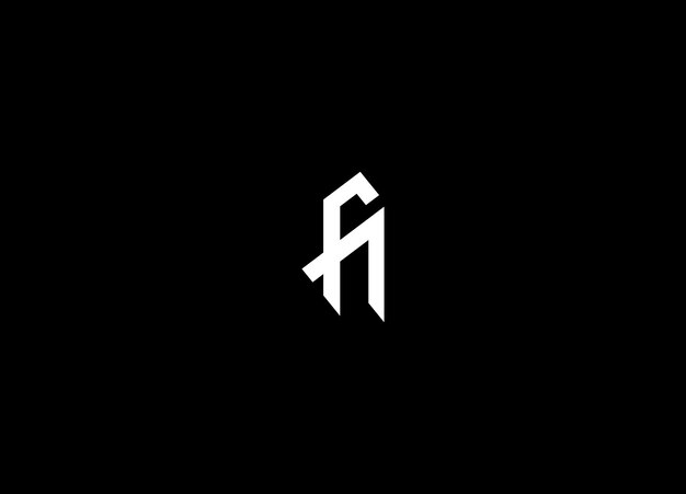 Las letras del alfabeto o las iniciales El logotipo del monograma FN F y N Creative FN Vector El concepto de diseño del logotipo