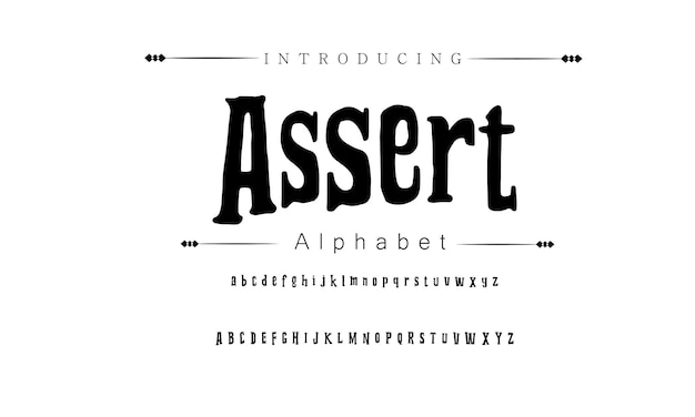 Letras del alfabeto retro vintage fuente fuentes urbanas modernas mínimas para la marca de logotipo, etc.