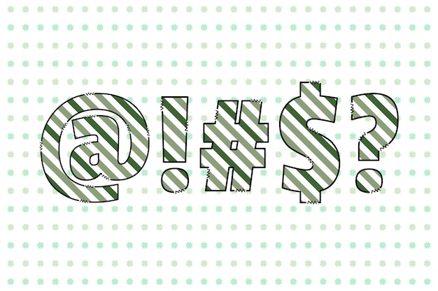 Letras artesanales de San Patricio en color arte creativo diseño tipográfico
