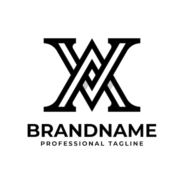 Letras AV Monograma Logotipo adecuado para cualquier negocio con iniciales AV o VA