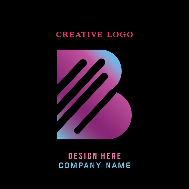 Vector letras b, perfectas para logotipos de empresas, oficinas, campus, escuelas, educación religiosa
