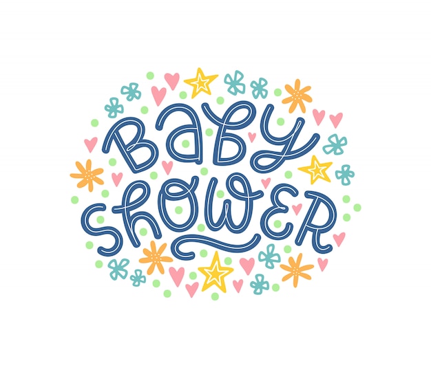 Letras de Baby Shower