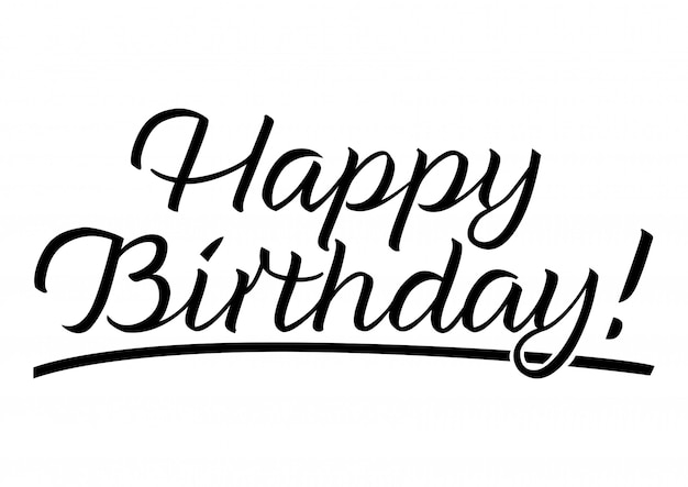 Letras de feliz cumpleaños de colores