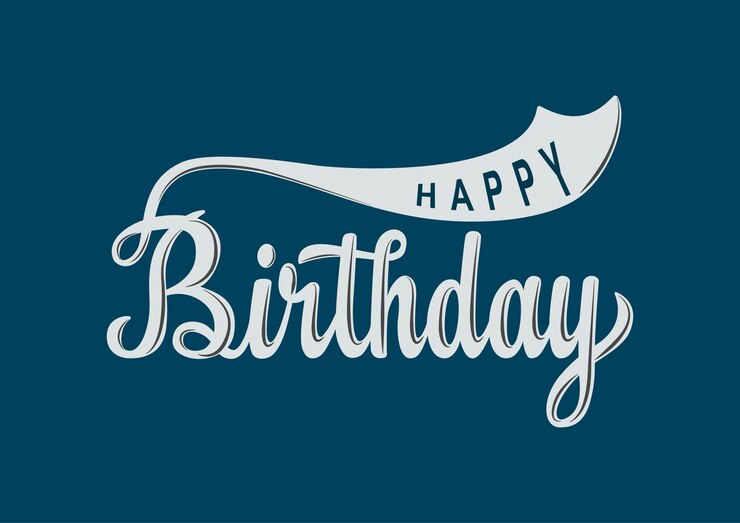 Letras de feliz cumpleanos dibujadas a mano
