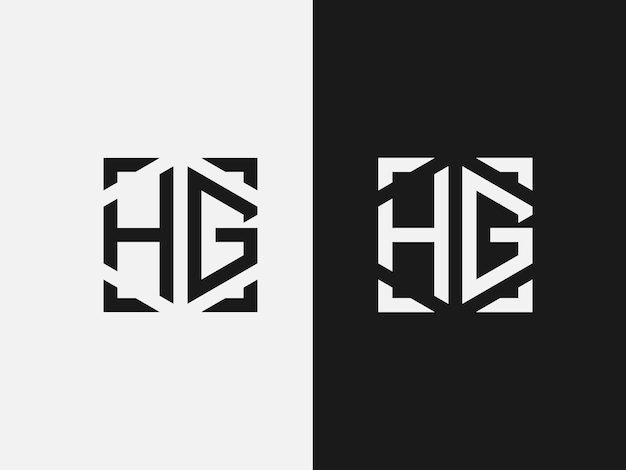 las letras h y h están en el fondo negro