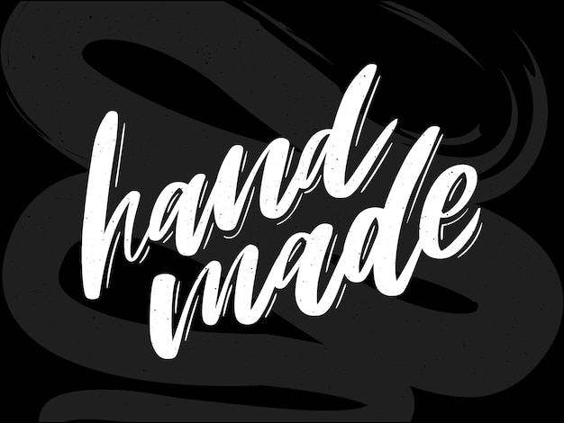 Letras hechas a mano. Diseño de fuente vintage Estilo vintage.