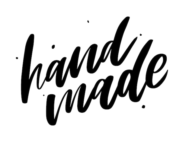 Letras hechas a mano. Tipografía vintage