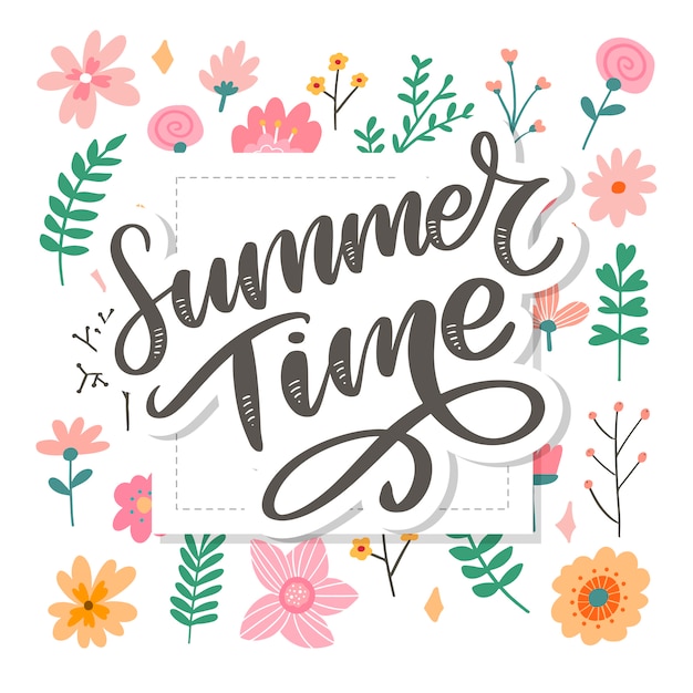 Letras de horario de verano