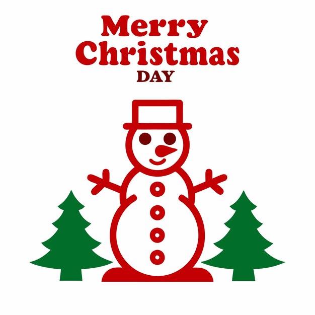 Letras navideñas con diseño de muñeco de nieve