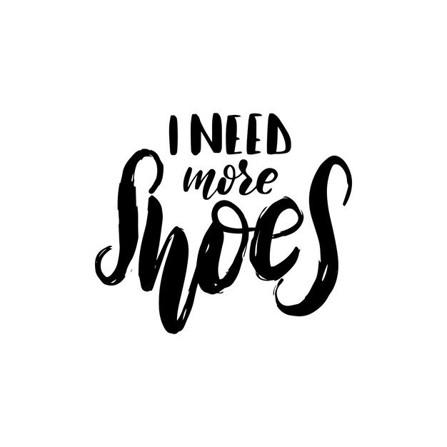 Letras de pincel manuscritas inspiradoras Ilustración de caligrafía vectorial