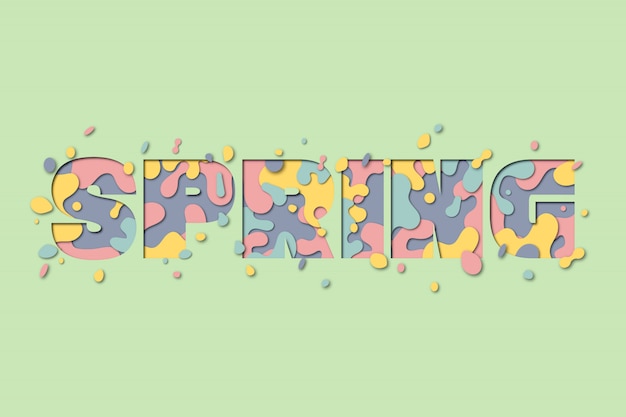 Letras de primavera