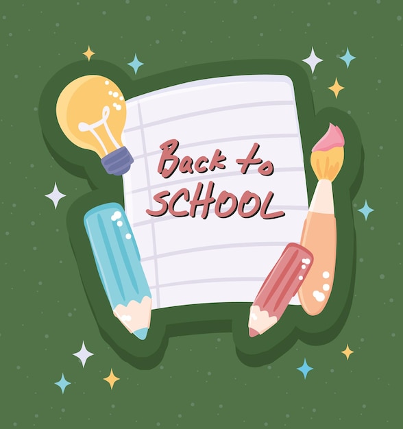 Letras de regreso a la escuela