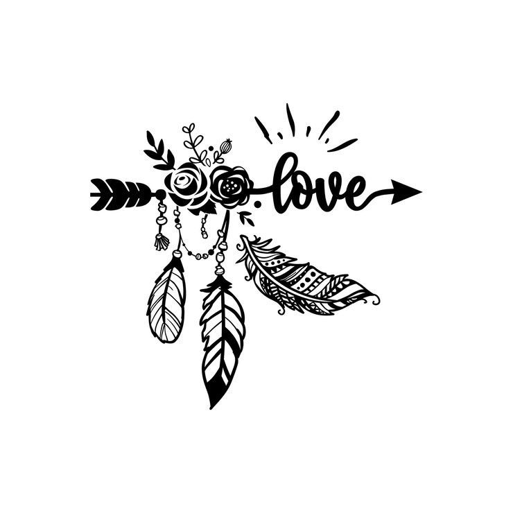 Vector letras de tipografía de citas de amor para el diseño de camisetas