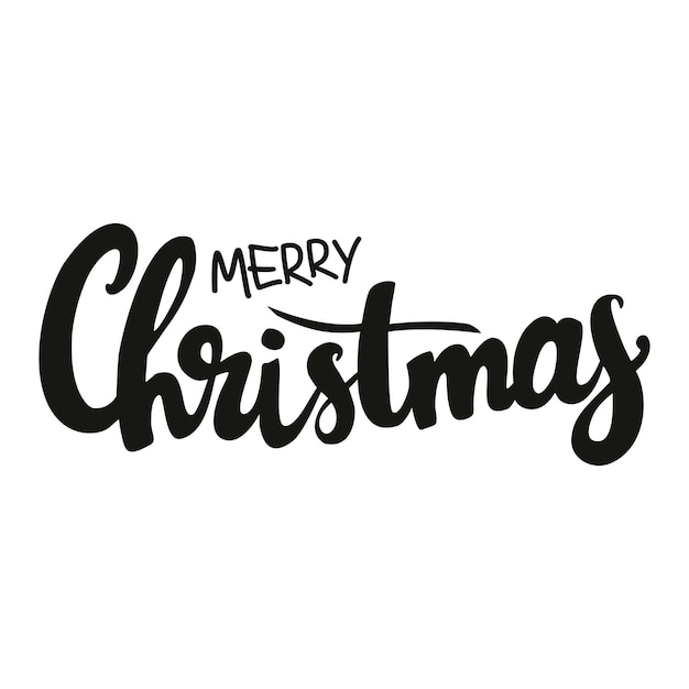 Letras vectoriales para Navidad Texto tipográfico en estilo plano plantilla de fuente aislada para el diseño