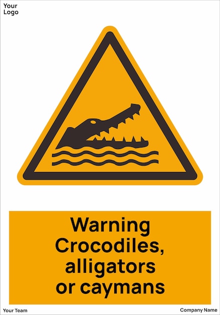un letrero de advertencia que dice advertencia cocodrilos cocodriles cocodrilos y cocodrillos