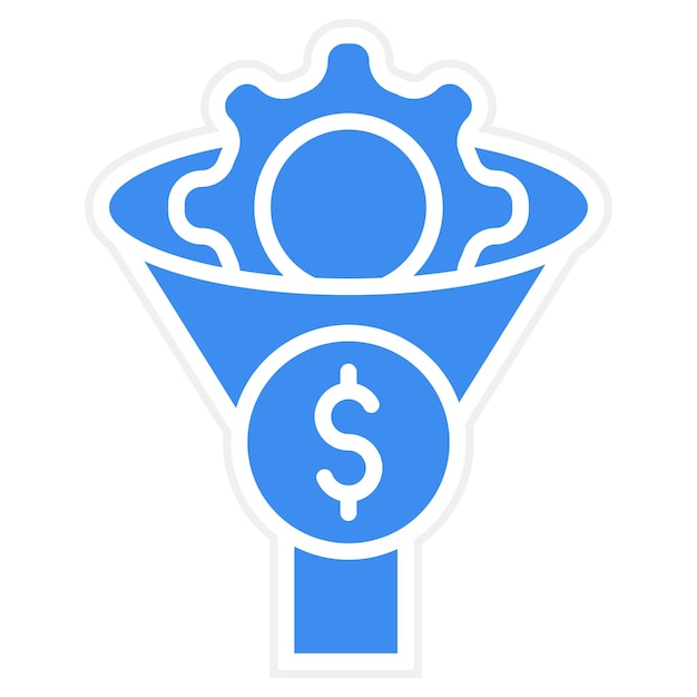 un letrero azul y blanco que dice dólar en él