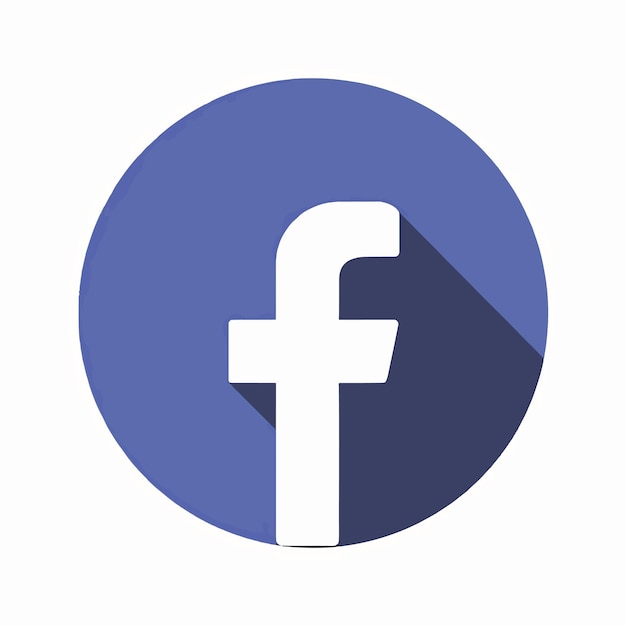 un letrero azul y blanco que dice "Facebook"