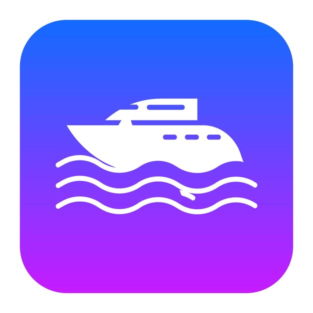 un letrero azul y púrpura que dice un barco en él