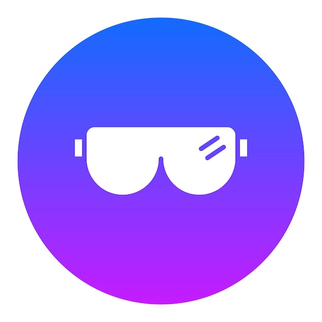 un letrero azul y púrpura que dice gafas