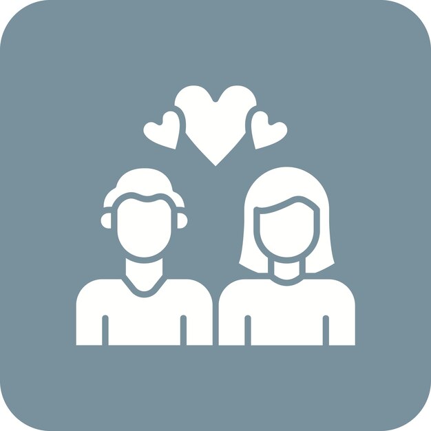 un letrero azul que dice amor con una pareja delante de ellos