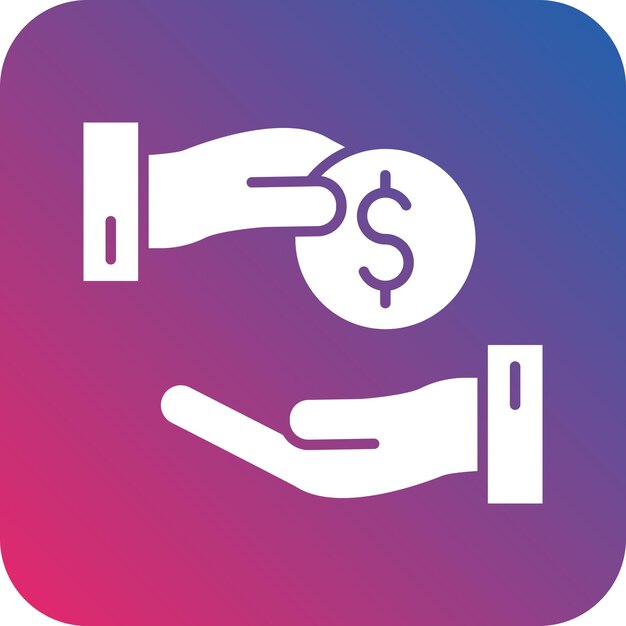 un letrero azul y rosa que dice dólar en él