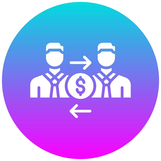 un letrero azul y rosa que dice intercambio financiero