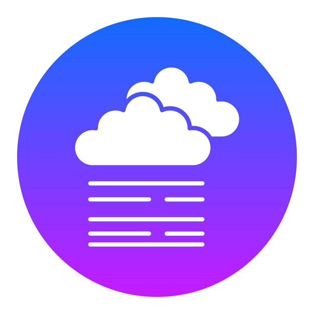 un letrero azul y rosa que dice una nube en azul