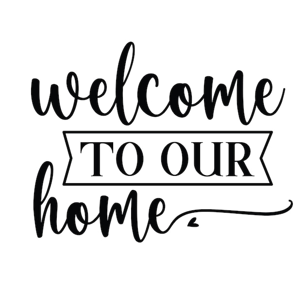 El letrero de bienvenida es SVG Design
