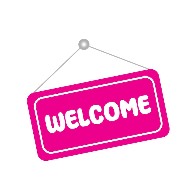 Letrero de bienvenida Tabla de bienvenida Señal de bienvenida
