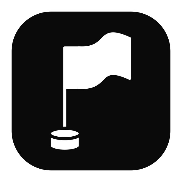 un letrero blanco y negro que dice "flag quot" en él
