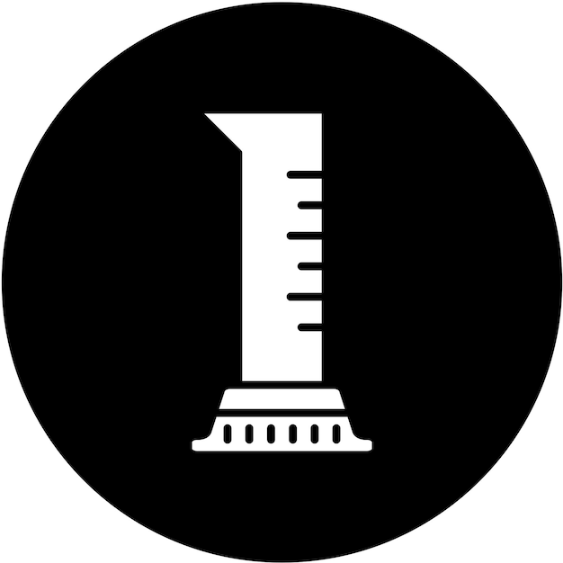 un letrero blanco y negro que dice medir en él