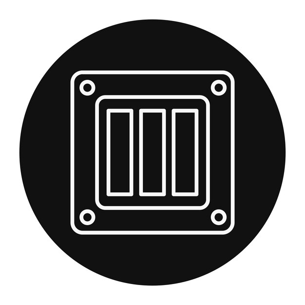 un letrero blanco y negro que dice el número 3
